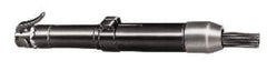 Chicago Pneumatic - 3,600 BPM, 25/32" Bore Diam, Pneumatic Inline Needle Scaler - 1-1/8" Stroke Length, 9.6 CFM, 90 psi, 3/8 NPT Inlet - Apex Tool & Supply