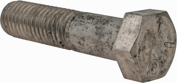 Made in USA - 1/2-13 UNC, 2-1/4" Length Under Head Hex Head Cap Screw - Apex Tool & Supply