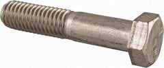 Made in USA - 1/2-13 UNC, 2-1/2" Length Under Head Hex Head Cap Screw - Apex Tool & Supply