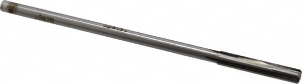 Made in USA - 0.267" Carbide-Tipped 4 Flute Chucking Reamer - Apex Tool & Supply