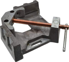 Strong Hand Tools - Fixed Angle, 2 Axes, 4.8" Long, 1.38" Jaw Height, 3-3/4" Max Capacity, Cast Iron Angle & Corner Clamp - 90° Clamping Angle - Apex Tool & Supply