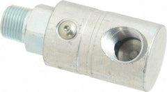 Parker - 3/8-18 NPTF Steel Hydraulic Hose Male NPT To Female NPT Swivel - 5,000 psi - Apex Tool & Supply