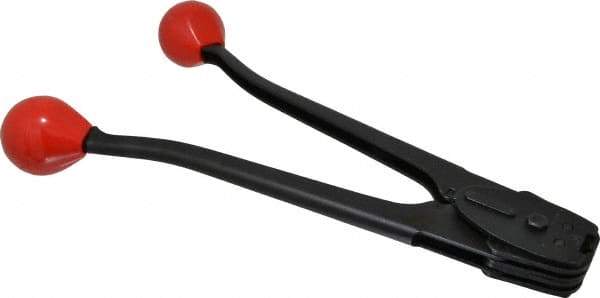 Nifty Products - 1/2" Wide, Steel Crimper - Open Function, Use with Steel Strapping - Apex Tool & Supply