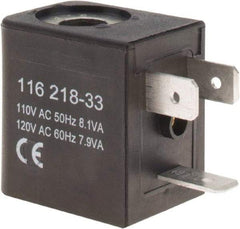 ARO/Ingersoll-Rand - 120 AC Volt, Din Connection Coil Lead Length, Class F, Solenoid Coil - 4.8 Watt, NEMA 4 Enclosure, Use with ARO Solenoid Valve - Apex Tool & Supply