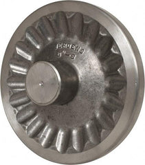 Jergens - 8" Diam, 2" Hub Diam, Grade #319, Aluminum Alloy, Angular Handwheel - 2-15/16" Hub Length, 7/8 Smaller to 3/16" Larger Diam - Apex Tool & Supply