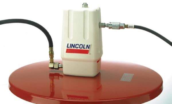 Lincoln - Grease Lubrication Aluminum Air-Operated Pump - For 400 Lb Container - Apex Tool & Supply
