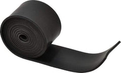 Made in USA - 1/8" Thick x 2" Wide x 60" Long, Buna-N Rubber Strip - Stock Length, 50 Shore A Durometer, 800 to 1,000 psi Tensile Strength, -20 to 170°F, Black - Apex Tool & Supply