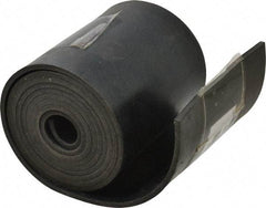 Made in USA - 1/8" Thick x 4" Wide x 60" Long, Buna-N Rubber Strip - Stock Length, 50 Shore A Durometer, 800 to 1,000 psi Tensile Strength, -20 to 170°F, Black - Apex Tool & Supply