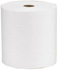 Scott - Hard Roll of 1 Ply White Paper Towels - 8" Wide, 400' Roll Length - Apex Tool & Supply