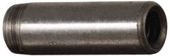 Jergens - 7/16" Diam x 2" Pin Length C-1215 Alloy Steel Pull Out Dowel Pin - C 47-58 & C 60-64 (Surface) Hardness, 1 Beveled & 1 Threaded End - Apex Tool & Supply