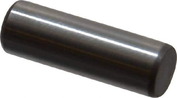 Jergens - 1/4" Diam x 3/4" Pin Length C-1215 Alloy Steel Pull Out Dowel Pin - C 47-58 & C 60-64 (Surface) Hardness, 1 Beveled & 1 Threaded End - Apex Tool & Supply