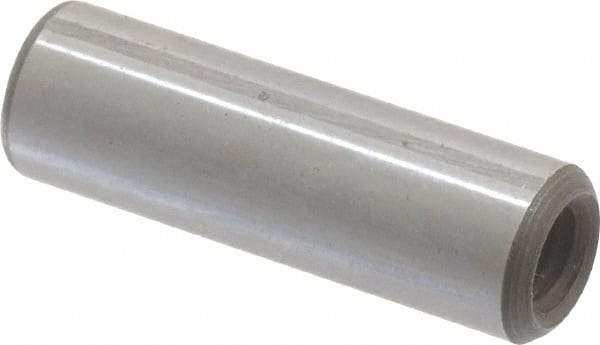 Jergens - 5/16" Diam x 1" Pin Length C-1215 Alloy Steel Pull Out Dowel Pin - C 47-58 & C 60-64 (Surface) Hardness, 1 Beveled & 1 Threaded End - Apex Tool & Supply
