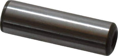 Jergens - 3/8" Diam x 1-1/4" Pin Length C-1215 Alloy Steel Pull Out Dowel Pin - C 47-58 & C 60-64 (Surface) Hardness, 1 Beveled & 1 Threaded End - Apex Tool & Supply