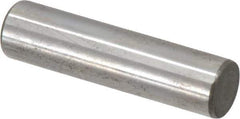 Jergens - 3/8" Diam x 1-1/2" Pin Length C-1215 Alloy Steel Pull Out Dowel Pin - C 47-58 & C 60-64 (Surface) Hardness, 1 Beveled & 1 Threaded End - Apex Tool & Supply