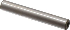 Jergens - 3/8" Diam x 2-1/2" Pin Length C-1215 Alloy Steel Pull Out Dowel Pin - C 47-58 & C 60-64 (Surface) Hardness, 1 Beveled & 1 Threaded End - Apex Tool & Supply
