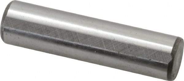 Jergens - 1/2" Diam x 2" Pin Length C-1215 Alloy Steel Pull Out Dowel Pin - C 47-58 & C 60-64 (Surface) Hardness, 1 Beveled & 1 Threaded End - Apex Tool & Supply