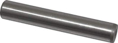 Jergens - 1/2" Diam x 3" Pin Length C-1215 Alloy Steel Pull Out Dowel Pin - C 47-58 & C 60-64 (Surface) Hardness, 1 Beveled & 1 Threaded End - Apex Tool & Supply
