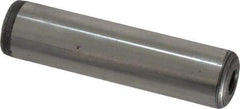 Jergens - 5/8" Diam x 2-1/2" Pin Length C-1215 Alloy Steel Pull Out Dowel Pin - C 47-58 & C 60-64 (Surface) Hardness, 1 Beveled & 1 Threaded End - Apex Tool & Supply