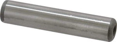 Jergens - 5/8" Diam x 3" Pin Length C-1215 Alloy Steel Pull Out Dowel Pin - C 47-58 & C 60-64 (Surface) Hardness, 1 Beveled & 1 Threaded End - Apex Tool & Supply