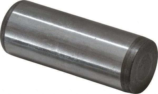Jergens - 3/4" Diam x 2" Pin Length C-1215 Alloy Steel Pull Out Dowel Pin - C 47-58 & C 60-64 (Surface) Hardness, 1 Beveled & 1 Threaded End - Apex Tool & Supply