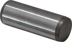 Jergens - 3/4" Diam x 2" Pin Length C-1215 Alloy Steel Pull Out Dowel Pin - C 47-58 & C 60-64 (Surface) Hardness, 1 Beveled & 1 Threaded End - Apex Tool & Supply
