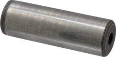Jergens - 1" Diam x 3" Pin Length C-1215 Alloy Steel Pull Out Dowel Pin - C 47-58 & C 60-64 (Surface) Hardness, 1 Beveled & 1 Threaded End - Apex Tool & Supply