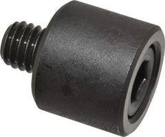 Jergens - 3/8-16 Thread, 7/8" OD, 3/4" High, Jig Foot - Black Oxide Finish, Low Carbon Steel, Case Hardened, 75-77 R30N Heat Treatment - Apex Tool & Supply