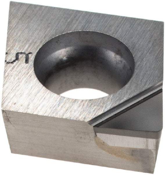 Iscar - CCMT3-1 Grade ID5 Polycrystalline Diamond (PCD) Turning Insert - Uncoated, 80° Diamond, 3/8" Inscr Circle, 5/32" Thick, 1/64" Corner Radius - Apex Tool & Supply