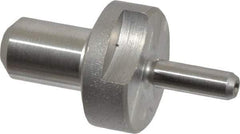 Jergens - 0.1401" Nose Diam, 7/16" Nose Length, 5/8" Collar Diam, Slip Fit Round Straight Locating Pin - Low Carbon Steel, 5/16" Tail Diam, 1-3/16" OAL, +0.0000" Tolerance - Apex Tool & Supply
