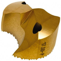 Seco - Series SD100, 17mm Diam 140° Replaceable Drill Tip - Carbide, TiAlN Finish, Through Coolant - Apex Tool & Supply