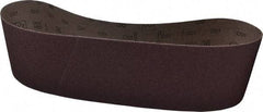 3M - 6" Wide x 48" OAL, 36 Grit, Aluminum Oxide Abrasive Belt - Aluminum Oxide, Very Coarse, Coated, X Weighted Cloth Backing, Series 341D - Apex Tool & Supply