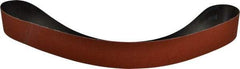 3M - 2" Wide x 48" OAL, 80 Grit, Ceramic Abrasive Belt - Ceramic, Medium, Coated, YF Weighted Cloth Backing, Wet/Dry, Series 777F - Apex Tool & Supply