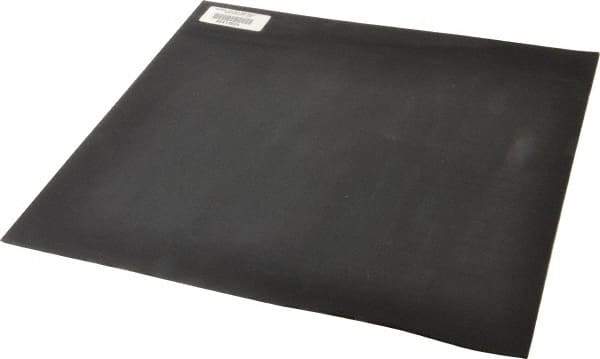 Made in USA - 12" Long, 12" Wide, 0.093" Thick, Neoprene Rubber Foam Sheet - 35 to 45 Durometer, Black, -20 to 180°F, 1,000 psi Tensile Strength, Adhesive Backing, Stock Length - Apex Tool & Supply