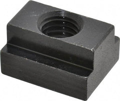 Jergens - 1/2-13 Blind Tapped T Slot Nut - 9/16" Slot Width, 7/8 x 11/32" Base Width x Height, 1-1/8 x 5/8" OAL x Height - Apex Tool & Supply