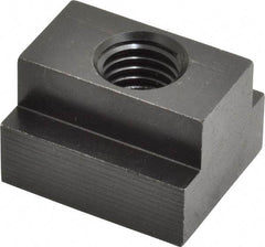 Jergens - 5/8-11 Blind Tapped T Slot Nut - 13/16" Slot Width, 1-1/4 x 9/16" Base Width x Height, 1-1/2 x 1" OAL x Height - Apex Tool & Supply