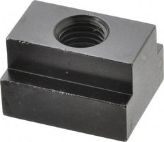 Jergens - 3/4-10 Blind Tapped T Slot Nut - 1-1/16" Slot Width, 1-5/8 x 1-1/16" Base Width x Height, 2 x 1-1/4" OAL x Height - Apex Tool & Supply