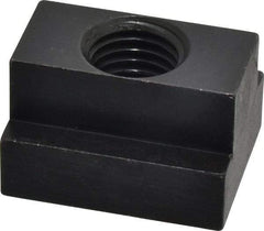 Jergens - 7/8-9 Blind Tapped T Slot Nut - 1" Slot Width, 1-5/8 x 5/8" Base Width x Height, 2 x 1-1/4" OAL x Height - Apex Tool & Supply