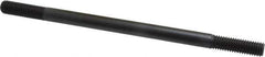 Jergens - 1/2-13 9" OAL Equal Double Threaded Stud - Alloy Steel, Black Oxide Finish, 1-1/2" Equal Thread Length - Apex Tool & Supply