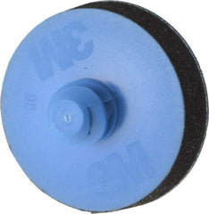 3M - 1-1/4" Diam Quick-Change Disc Backing Pad - Medium Density, 10,000 RPM, Roloc Compatible - Apex Tool & Supply
