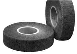 3M - 8" Diam Aluminum Oxide Finishing Flap Wheel - 3" Hole, 2" Wide, Density 7, Nonwoven, Fine Grade, 3,200 Max RPM - Apex Tool & Supply