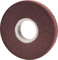 3M - 6" Diam Aluminum Oxide Finishing Flap Wheel - 2" Hole, 1" Wide, Density 5, Nonwoven, Very Fine Grade, 3,400 Max RPM - Apex Tool & Supply
