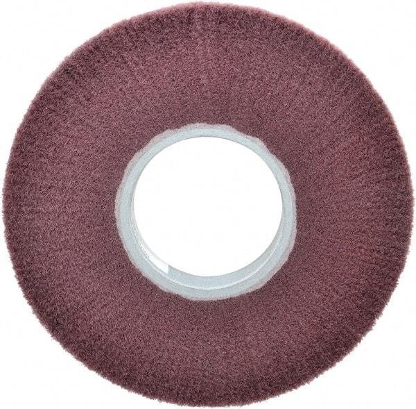 3M - 8" Diam Aluminum Oxide Finishing Flap Wheel - 3" Hole, 1" Wide, Density 5, Nonwoven, Very Fine Grade, 3,200 Max RPM - Apex Tool & Supply