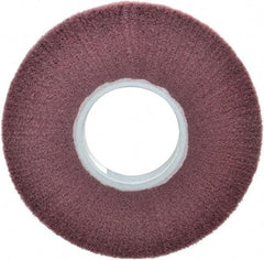3M - 8" Diam Aluminum Oxide Finishing Flap Wheel - 3" Hole, 1" Wide, Density 5, Nonwoven, Very Fine Grade, 3,200 Max RPM - Apex Tool & Supply