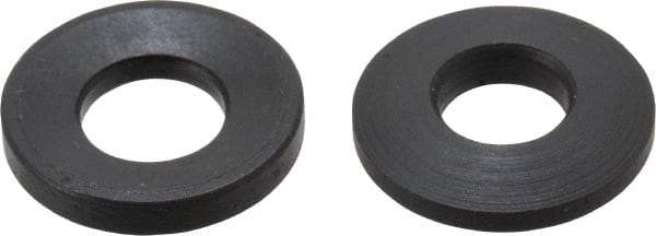 Jergens - 1/4" Bolt, Black Oxide, Steel, Spherical Washer Assembly - 19/64" Female, 17/64" Male Inside x 5/8" OD, 3/16" Thick, 1" Radius - Apex Tool & Supply