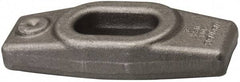 Jergens - 7/8" Stud, 2-3/4" Travel, 10" OAL x 2-1/2" Overall Width x 1-3/8" Overall Height, Heel Clamp - Grade C-1030/C-1035 Forged Steel, 2-3/4" Long x 15/16" Wide Slot, 3-5/8" Length x 1-3/4" Width x 15/16" Tapered Height, Tapped - Apex Tool & Supply