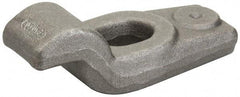 Made in USA - 4" OAL x 1-5/8" Overall Width x 1-7/16" Overall Height, Gooseneck Clamp - Grade ASTM A521, Class CA Carbon Steel, 3/8" Nose Height x 1-3/16" Nose Width, 15/16" Slot Len x 11/16" Slot Width, 3/4" Neck Len - Apex Tool & Supply