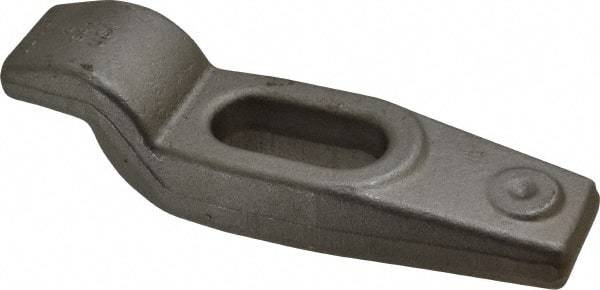 Jergens - 6" OAL x 1-3/4" Overall Width x 1-9/16" Overall Height, Gooseneck Clamp - Grade C-1030/C-1035 Forged Steel, 7/16" Nose Height x 1-1/4" Nose Width, 1" Slot Len x 11/16" Slot Width, 1-1/8" Neck Len - Apex Tool & Supply