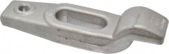 Jergens - 8" OAL x 2-1/8" Overall Width x 2-1/16" Overall Height, Gooseneck Clamp - Grade C-1030/C-1035 Forged Steel, 9/16" Nose Height x 1-1/2" Nose Width, 1-5/8" Slot Len x 13/16" Slot Width, 1-1/4" Neck Len - Apex Tool & Supply