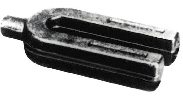 Jergens - 2-3/4" Wide x 1-1/4" High, Forged Steel, U Shaped Strap Clamp - 7/8" Stud, 7-1/2" Travel, 10" OAL, 15/16" Slot Width - Apex Tool & Supply