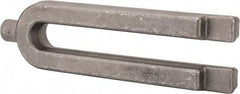 Jergens - 3-1/4" Wide x 1-3/8" High, Forged Steel, U Shaped Strap Clamp - 1" Stud, 9-1/8" Travel, 12" OAL, 1-1/16" Slot Width - Apex Tool & Supply